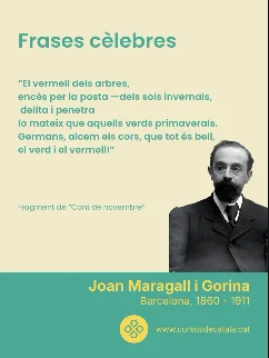 Frases cèlebres: Joan Maragall